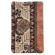 Rustic Handmade Wool Cushion Cover. Vintage Turkish Rug Pillow