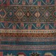 Vintage Handmade Turkish Wool Rug Cushion Cover. Rug Pillow. Boho Home Decor