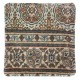 Authentic Turkish Wool Cushion Cover. Handknotted Rug Pillow. Rustic Decor. Vintage Throw Pillow