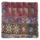 Rustic Turkish Cushion Cover. Handmade Wool Rug Pillow. Bohemian Style Toss Pillow. Vintage Toss Pillow