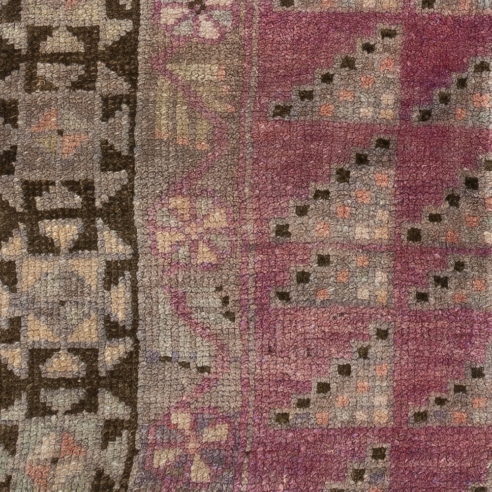 Rustic Handmade Wool Cushion Cover. Vintage Rug Pillow. Turkish Toss Pillow