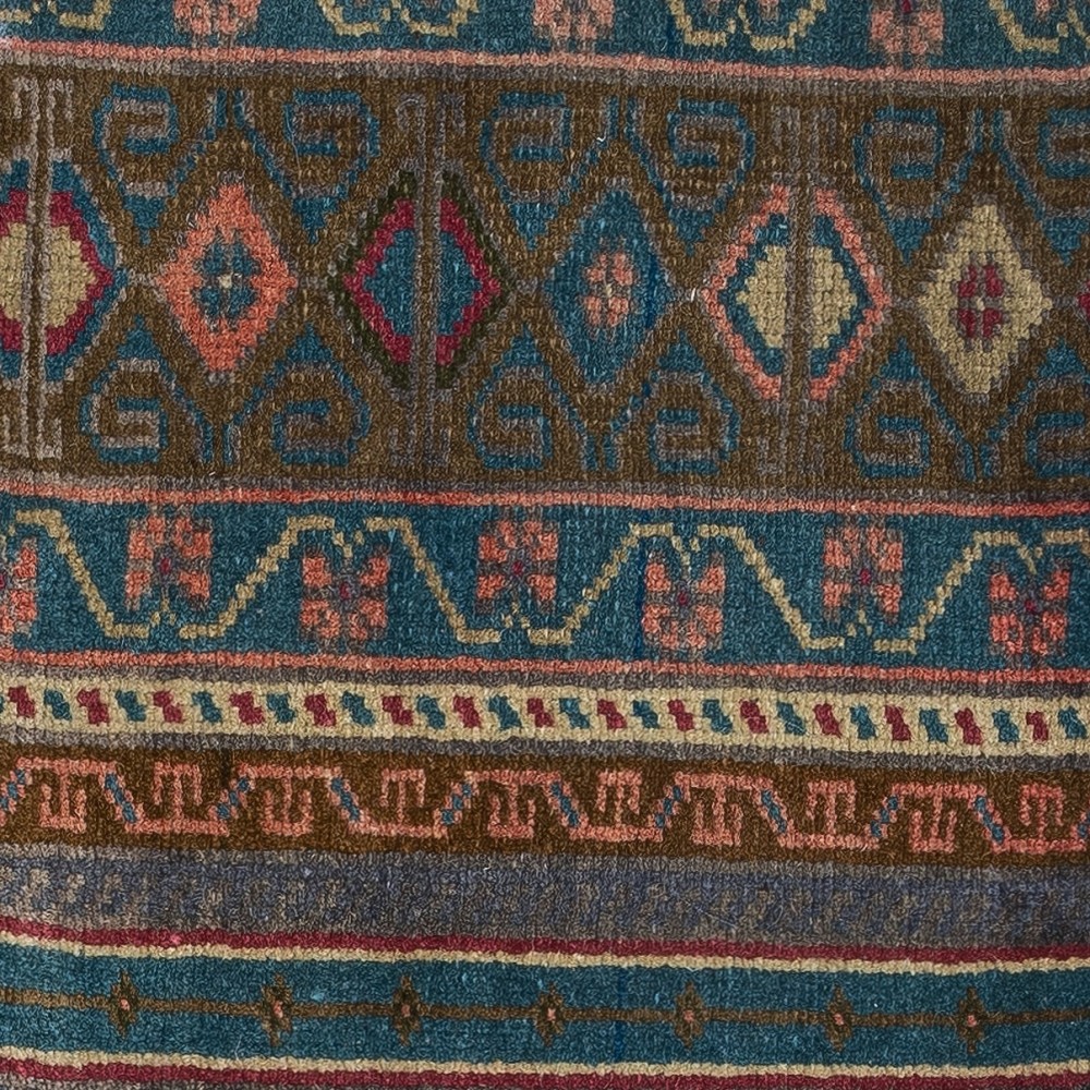 Handmade Turkish Wool Cushion Cover. Handmade Rug Pillow. Rustic Throw Pillow