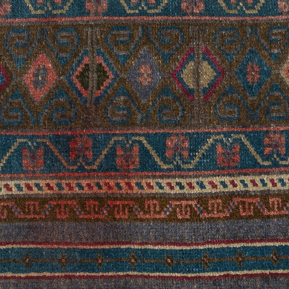 Vintage Toss Pillow Cover. Decorative Handmade Turkish Rug Cushion Cover