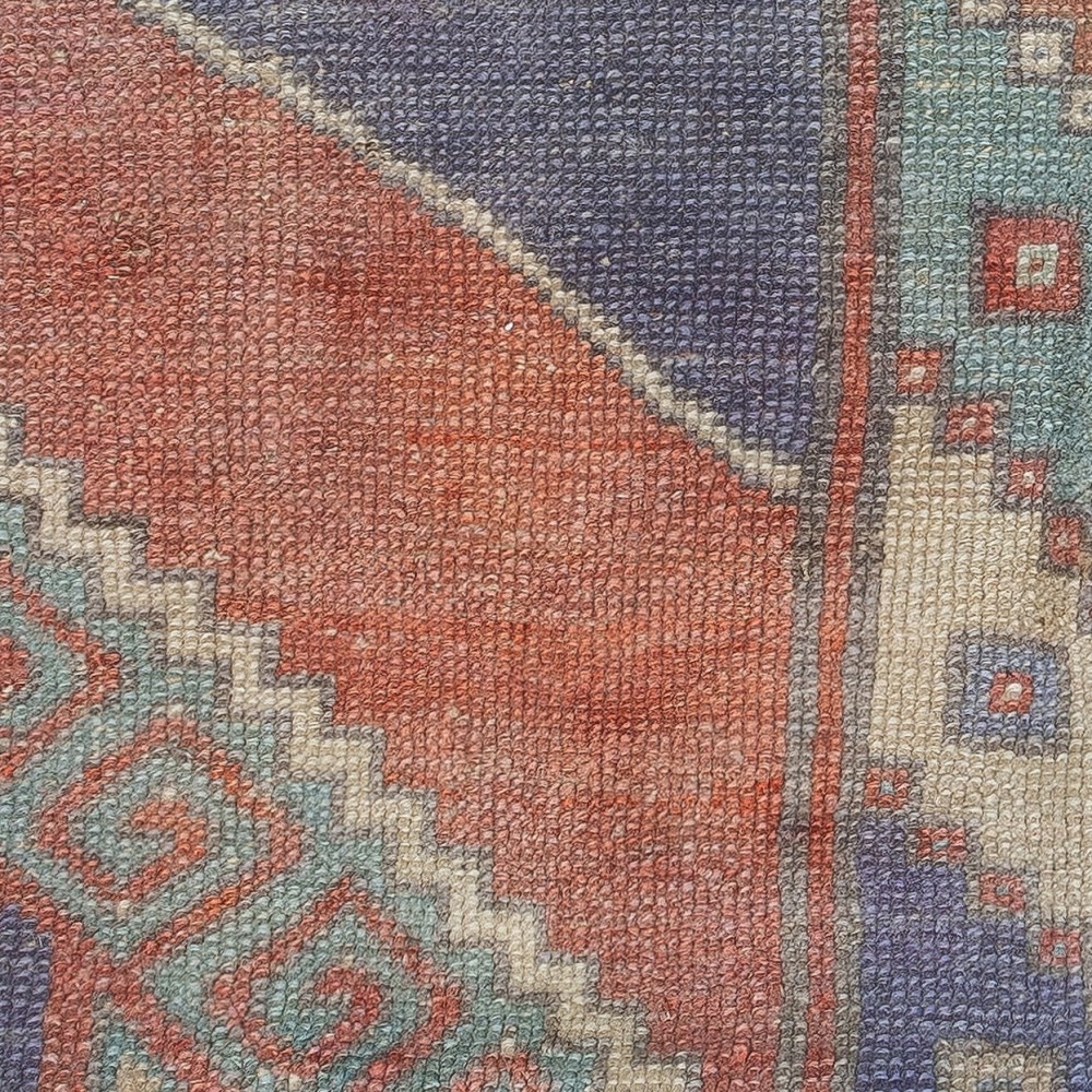 Traditional Turkish Wool Cushion Cover. Handmade Rug Throw Pillow. Home Gift