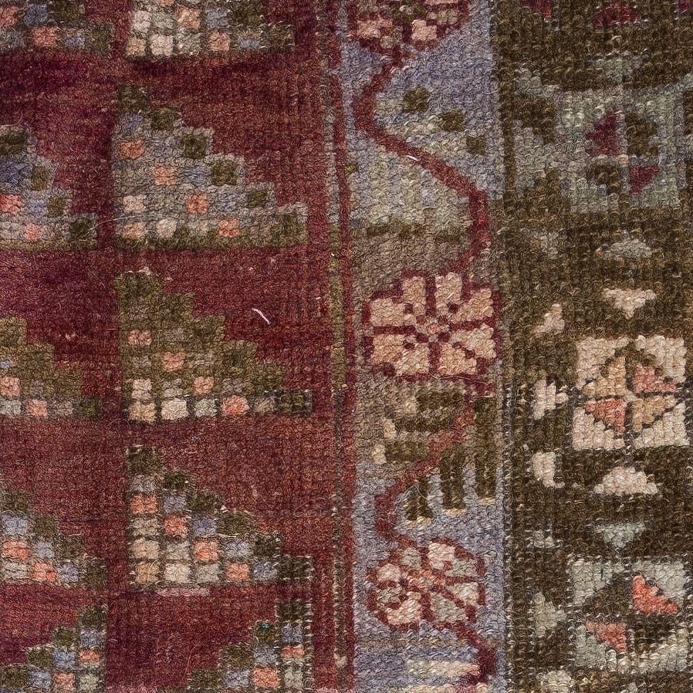 Vintage Handmade Rug Cushion Cover. Turkish Wool Pillowcase. Decorative Throw Pillow Cover