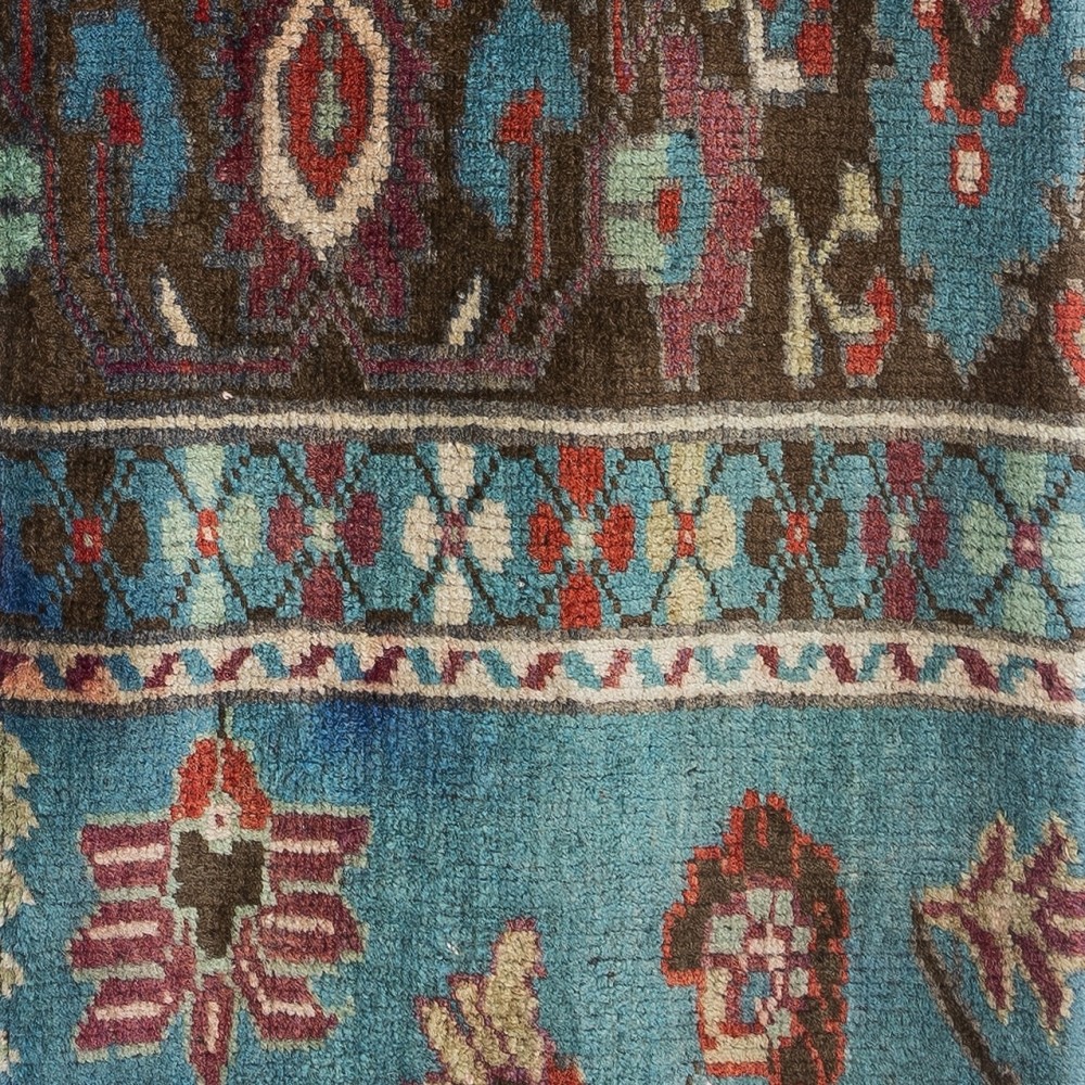 Hand-knotted Turkish Wool Rug Cushion Cover. Rustic Throw Pillow. Home Gift