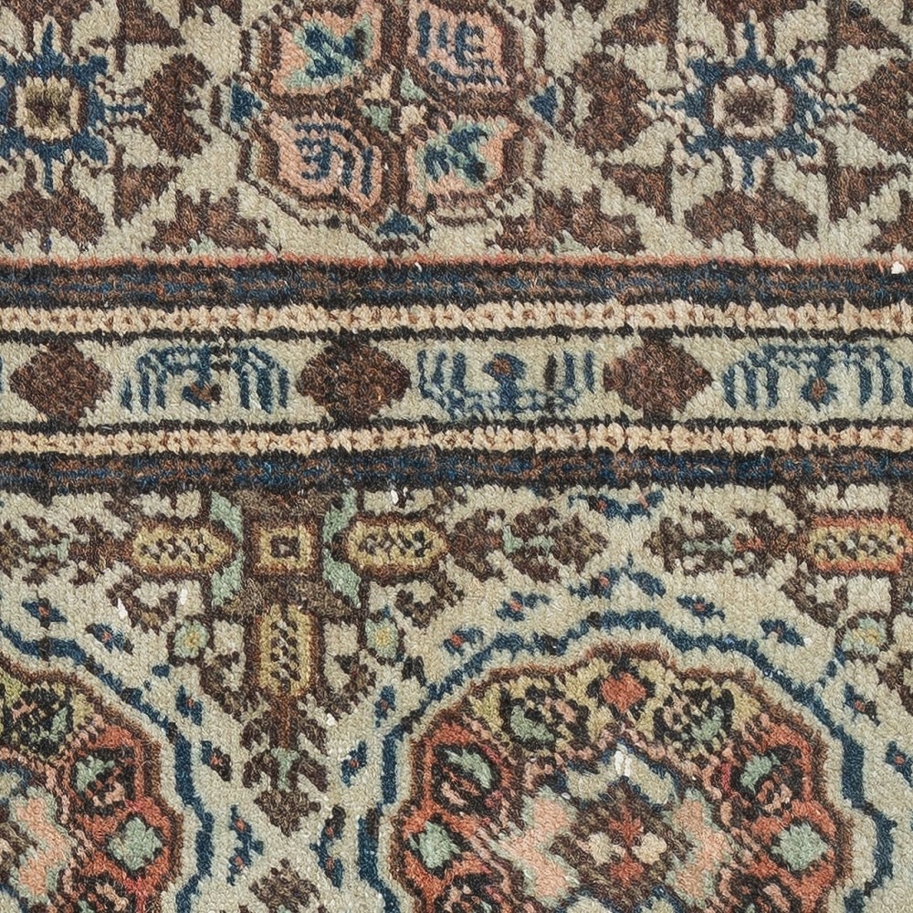 Vintage Wool Cushion. Handknotted Rug Pillow. Ethnic Home Decor. Turkish Throw Pillow