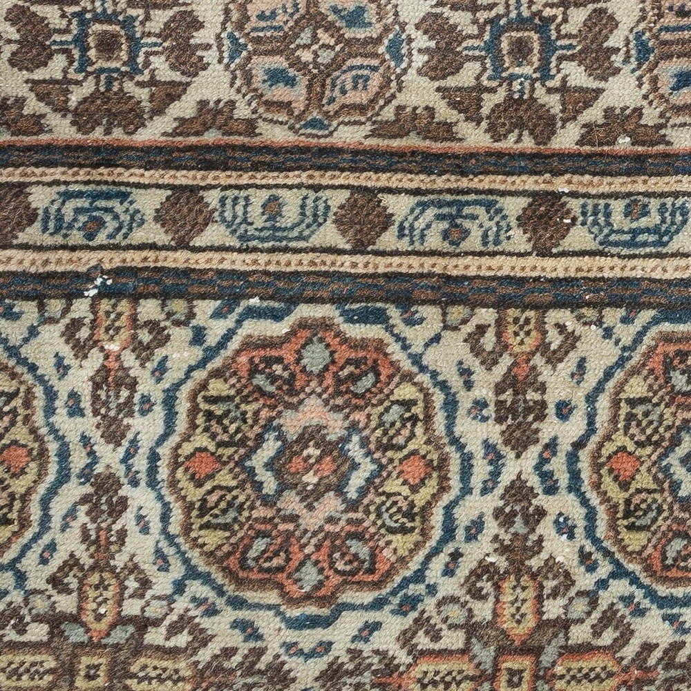 One-of-a-Kind Turkish Rug Pillow. Handknotted Wool Rug Cushion. Vintage Toss Pillow