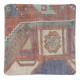 Vintage Handmade Rug Cushion Cover. Turkish Wool Pillowcase. Decorative Throw Pillow Cover
