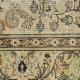 One-of-a-Kind Turkish Rug Pillow. Handknotted Wool Rug Cushion. Vintage Toss Pillow