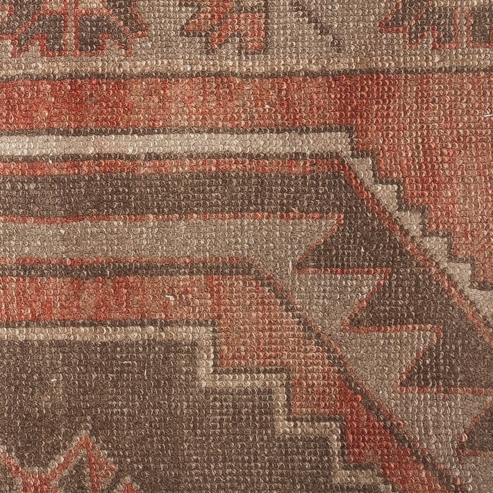 Rustic Handmade Wool Cushion Cover. Vintage Turkish Rug Pillow
