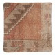 Vintage Turkish Wool Cushion Cover. Handmade Rug Pillowcase. Farmhouse Decor Throw Pillow Cover