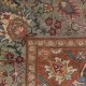 Turkish Rug Throw Pillow. Handmade Wool Cushion Cover. Vintage Toss Pillow