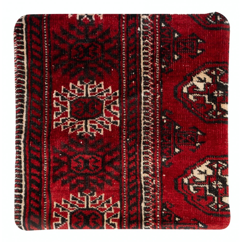 Traditional Turkish Wool Cushion Cover. Handmade Rug Throw Pillow. Home Gift