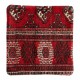 Handmade Turkish Wool Cushion Cover. Handmade Rug Pillow. Rustic Throw Pillow