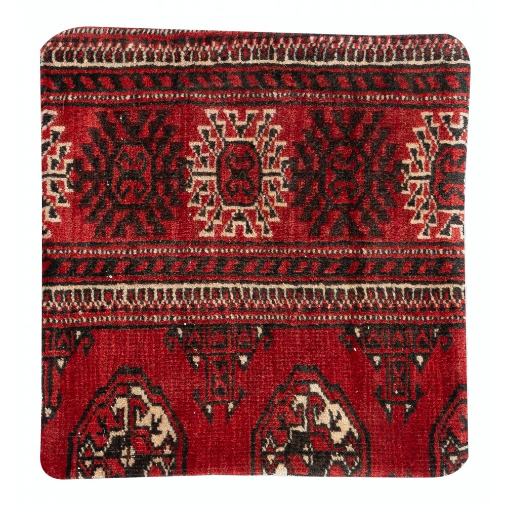 Traditional Turkish Wool Cushion Cover. Handmade Rug Pillow. Vintage Throw Pillow
