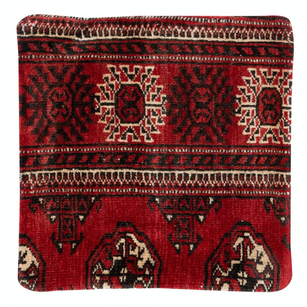 Vintage Handmade Rug Cushion Cover. Turkish Wool Pillowcase. Traditional Throw Pillow Cover
