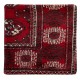 Handmade Wool Cushion Cover. Vintage Rug Pillow. Turkish Toss Pillow