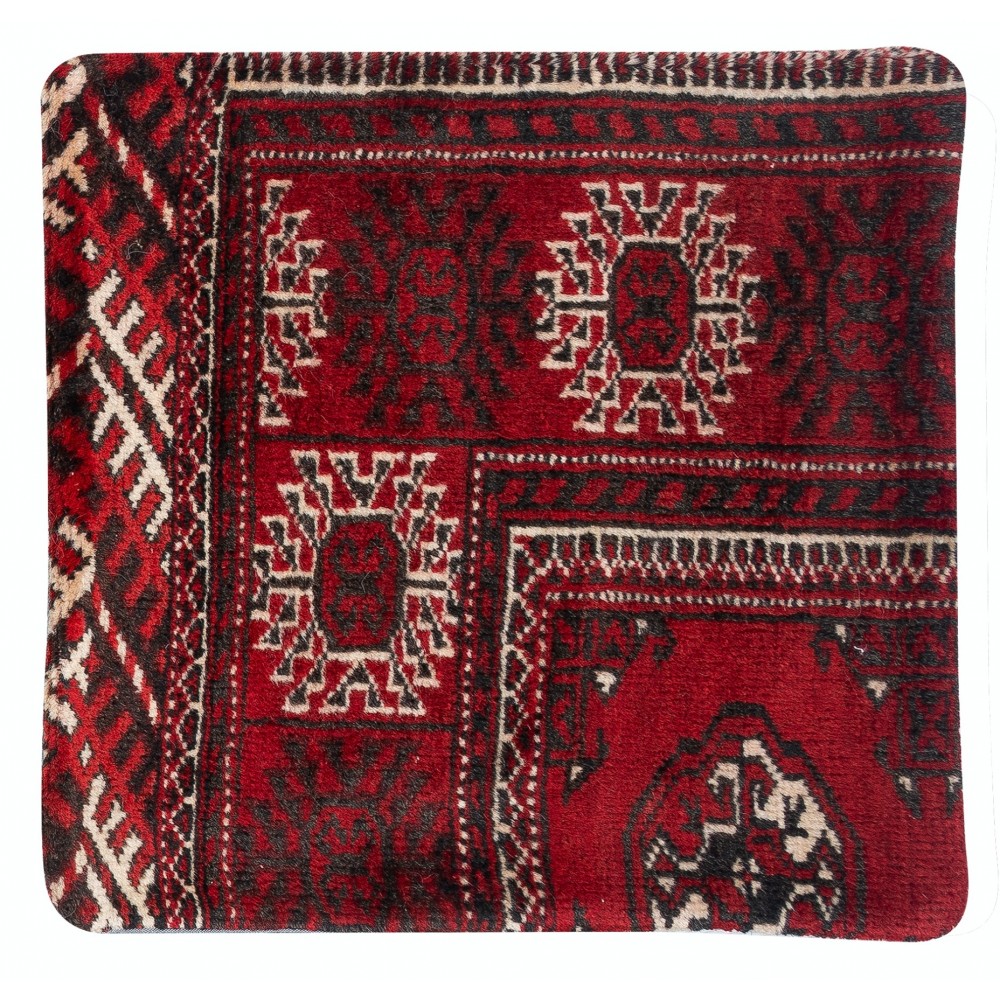 Rustic Turkish Cushion Cover. Handmade Wool Rug Pillow. Bohemian Style Toss Pillow. Vintage Toss Pillow