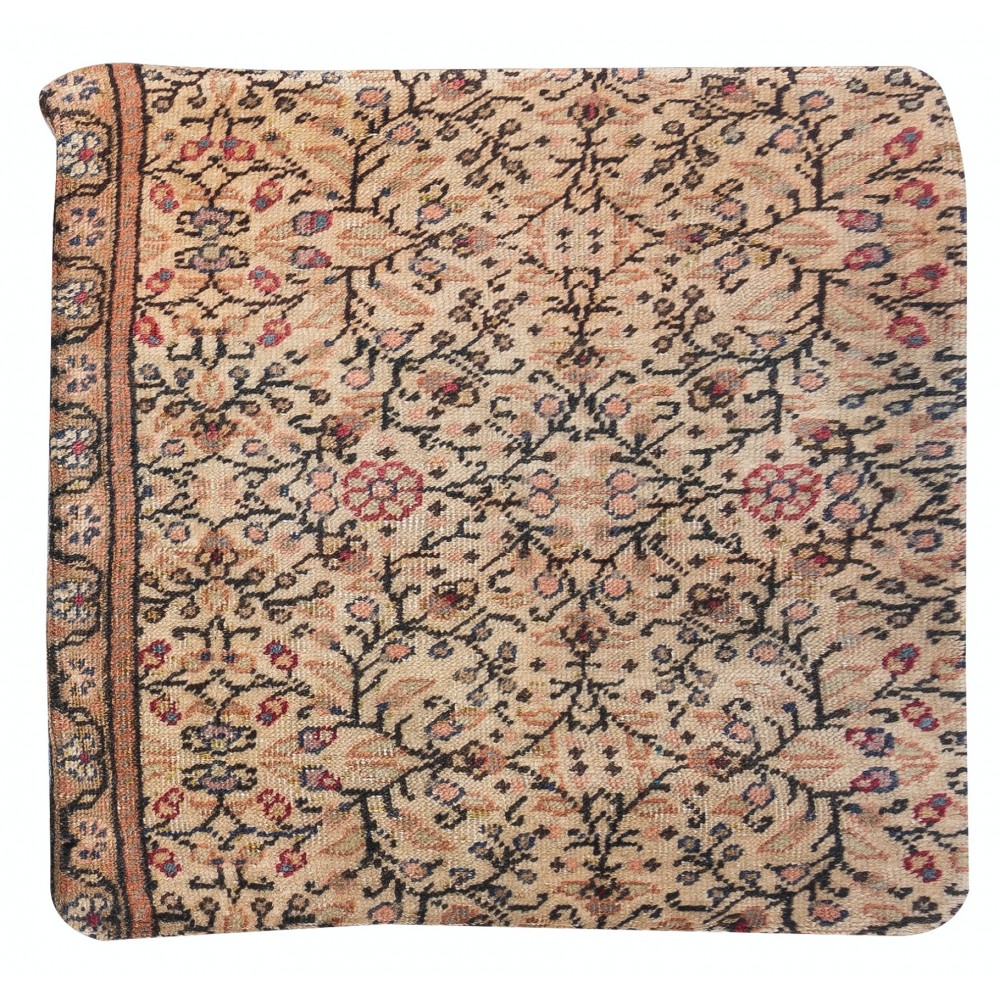 Vintage Turkish Rug Pillow Cover. Boho & Farmhouse Decor. Handmade Cushion Cover