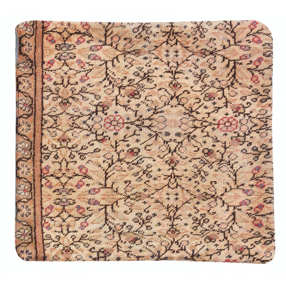 Traditional Turkish Wool Cushion Cover. Handmade Rug Throw Pillow. Home Gift