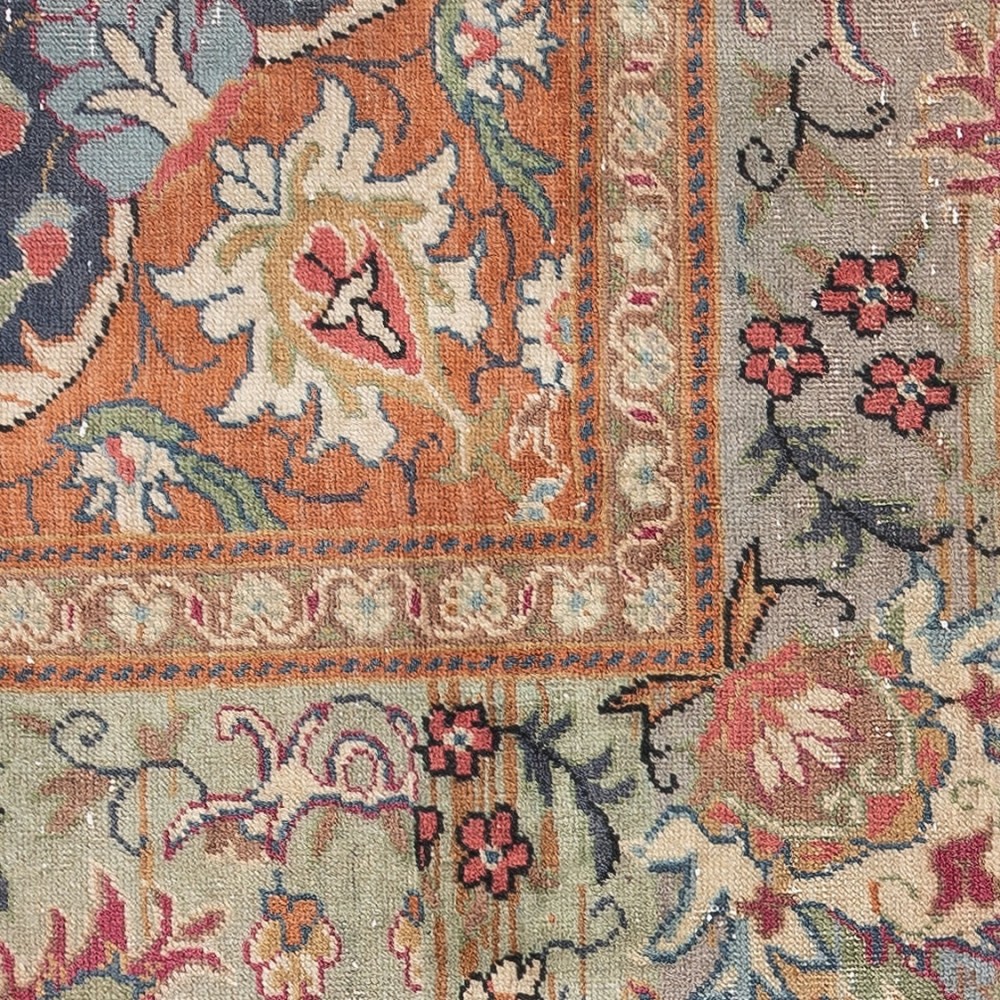 Handmade Turkish Wool Rug Cushion. Bohemian Home Decor. Vintage Toss Pillow Cover