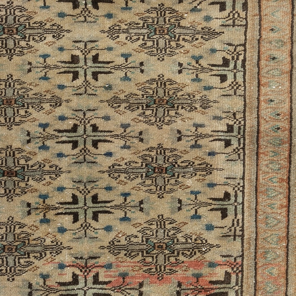 Vintage Toss Pillow Cover. Decorative Handmade Turkish Rug Cushion Cover