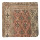 Handmade Turkish Wool Cushion Cover. Handmade Rug Pillow. Rustic Throw Pillow