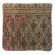 One-of-a-Kind Turkish Rug Pillow. Handknotted Wool Rug Cushion. Vintage Toss Pillow