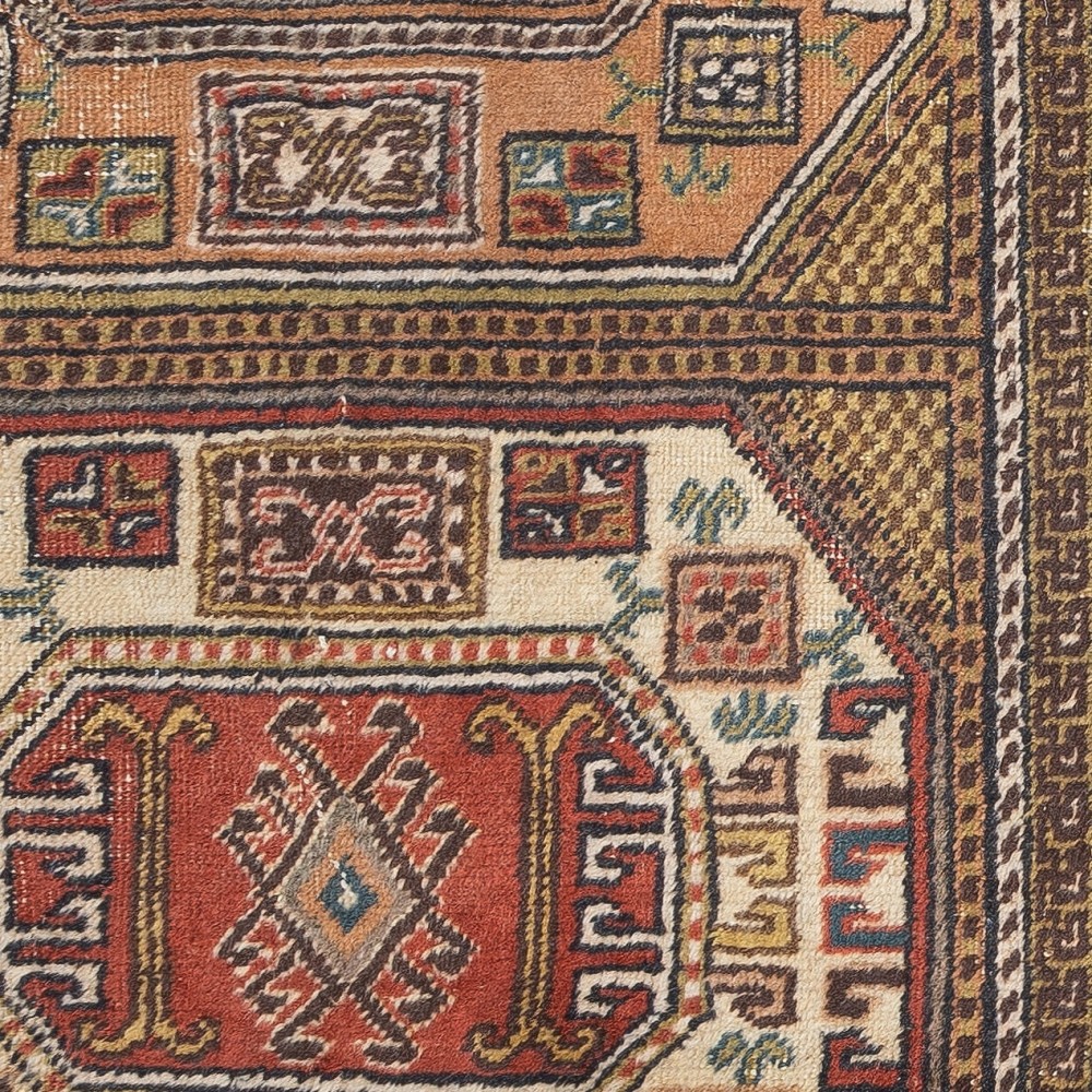 Vintage Turkish Wool Cushion Cover. Handmade Rug Pillowcase. Farmhouse Decor Throw Pillow Cover