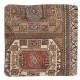 Vintage Turkish Wool Cushion Cover. Handmade Rug Pillowcase. Farmhouse Decor Throw Pillow Cover