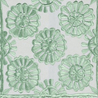 All Cotton Cushion Cover. Green Color Lace Pillow. Embroidered Pillowcase. Modern Toss Pillow