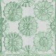 All Cotton Cushion Cover. Green Color Lace Pillow. Embroidered Pillowcase. Modern Toss Pillow