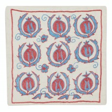 Embroidered Cotton Cushion Cover. New Toss Pillow. Modern Lace Pillow. Handmade Pillowcase