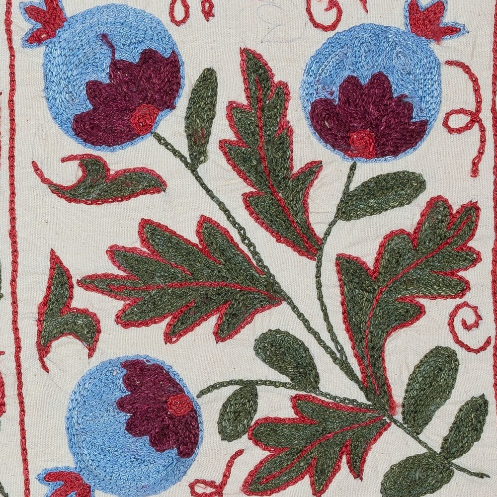 Contemporary Throw Pillow. 100% Cotton Cushion Cover. Hand Embroidery Pillowcase