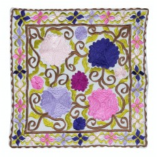 Colorful Cotton Cushion Cover. Elegant Home Decor. Handmade Pillowcase