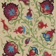Silk Embroidery Cushion Cover. Contemporary Toss Pillow Cover. Handmade Pillowcase