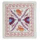 Modern Cushion Cover Made of Cotton. Embroidered Pillow. Uzbek Throw Pillow