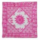 Contemporary Throw Pillow. 100% Cotton Cushion Cover. Pink Pillowcase