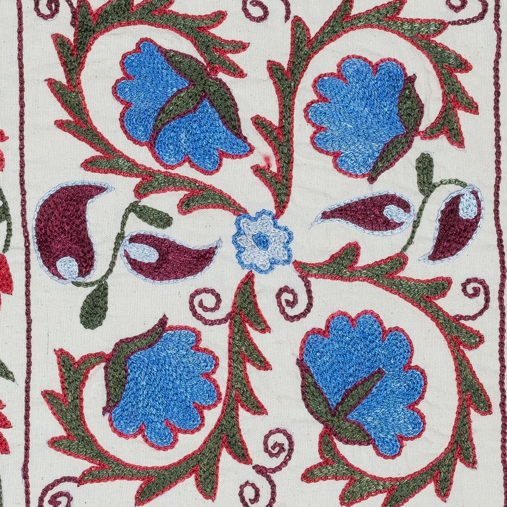 Hand Embroidered 100% Cotton Cushion Cover. Contemporary Lace Pillow. New Toss Pillow