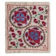 Silk Embroidery Cushion Cover. Handmade Pillowcase. Modern Lace Pillow