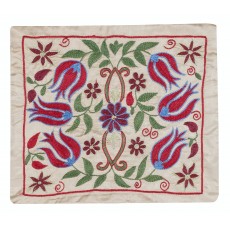 Silk Embroidery Cushion Cover. Handmade Pillowcase. Modern Throw Pillow. New Toss Pillow