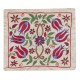 Silk Embroidery Cushion Cover. Handmade Pillowcase. Modern Throw Pillow. New Toss Pillow