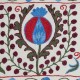100% Cotton Pillow Cover. Embroidered Throw Cushion. Handmade Lace Pillow