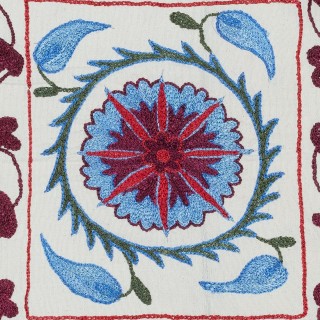 Modern Cotton Embroidered Pillow Cover. Handmade Cushion Cover. New Accent Throw Pillow