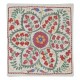 Silk Hand Embroidery Cushion Cover. Handmade Pillow. Modern Lace Pillow