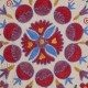 Silk Embroidery Cushion Cover. Handmade Pillowcase. Modern Lace Pillow