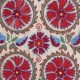 Hand Embroidered Silk and Cotton Cushion Cover. Uzbek Toss Pillow. New Lace Pillow