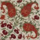 100% Silk Cushion Cover. Hand-Embroidered Pillowcase. Luxury Lace Pillow