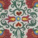 Silk Embroidery Cushion Cover. Contemporary Toss Pillow Cover. Handmade Pillowcase